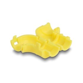   Delock 8 db.-os kábel klipszelő (összefogó) hajlításhoz sárga (DL-88123)