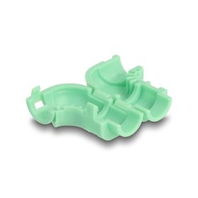   Delock 8 db.-os kábel klipszelő (összefogó) hajlításhoz zöld (DL-88125)