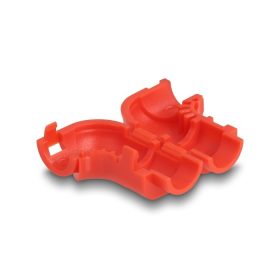   Delock 8 db.-os kábel klipszelő (összefogó) hajlításhoz piros (DL-88126)