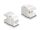 Delock Eszközmentes, borított Keystone modul RJ45 anya - LSA Cat.6A mini