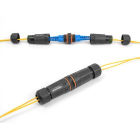   Delock Optikai szálas kábel csatlakoztató SC Duplex anya - SC Duplex anya APC M20 cérnával IP68 por és vízhatlan (DL-88148)