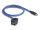 Delock Keystone modul, USB 5 Gbps A-csatlakozóhüvely   USB Type-C  típusú apa, kábellel 0,5 m