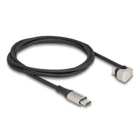   Delock USB 2.0 Kábel USB Type-C  apa - apa 180 -ban hajlított 2 m PD 60 W (DL-88160)