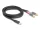 Delock RJ45 adapter kábel apa - 2 x RCA apa fekete, 2 m (DL-88171)