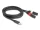 Delock Adapter RJ45 kábel apa - 2 x XLR 3 tűs anya fekete színű 2 m (DL-88176)