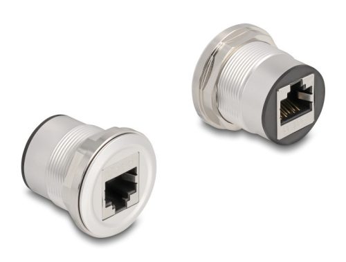 Delock RJ45 beépített anya kapcsoló Cat.6 STP alumínium