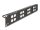 Delock D-típusú 19  Patch Panel 4 D-típusú lemezzel 86 x 86 mm méretű és 4 port 2U fekete