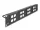 Delock D-típusú 19  Patch Panel 4 D-típusú lemezzel 86 x 86 mm méretű és 4 port 2U fekete (DL-88195)