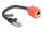 Delock RJ45 eszköz védő adapter Cat.6A S/FTP 20 cm (Elszakadás gátló adapter)