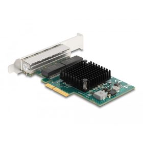   Delock PCI Express x4 kártya 4 x RJ45 Gigabit LAN BCM (DL-88208)