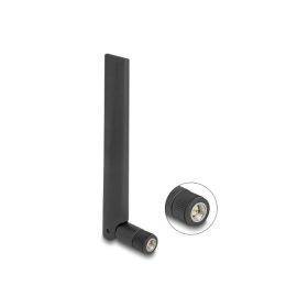   Delock WiFi 6E antenna SMA-dugó 3 dBi irányított, csuklós csatlakozó, fekete (DL-88399)