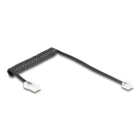   Delock Telefon csavart kábel RJ11 apa - RJ45 apa fekete színű 1 m (DL-88442)