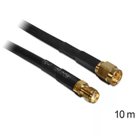 Delock SMA antenna kábel, low loss, 10 m CFD200 (DL-88445)