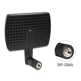   Delock WLAN antenna RP-SMA 802.11 a/b/g/n 5~7 dBi, irányítható csatlakozás (DL-88447)