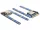 Delock FME dugó > SMB Jack adapter, 125 mm (DL-88473)