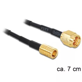   Delock SMA csatlakozódugó > SMB csatlakozódugó adapter, 70 mm (DL-88474)
