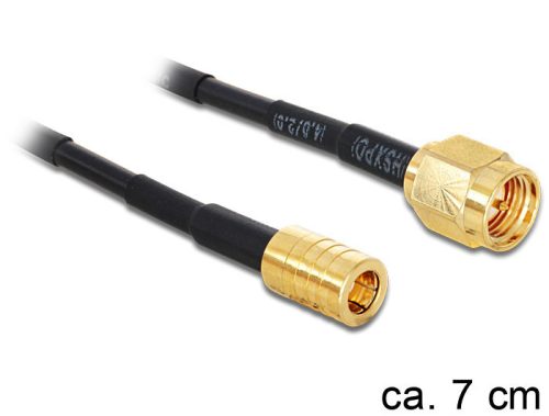 Delock SMA csatlakozódugó > SMB csatlakozódugó adapter, 70 mm