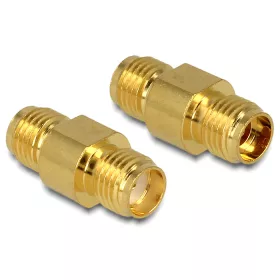  Delock adapter SMA jack > SMA jack, 17,15 mm, aranyozott (DL-88478)