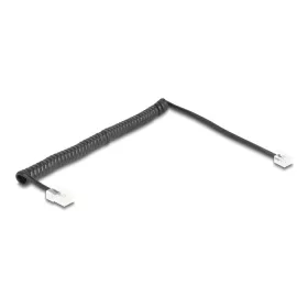   Delock Telefon csavart kábel RJ11 apa - RJ45 apa fekete színű 2 m (DL-88479)