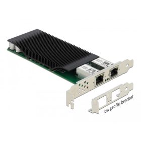   Delock PCI Express x4 kártya - 2 x Gigabit LAN PoE+ (DL-88500)