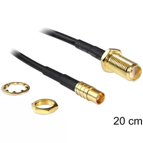 Delock SMA jack > MCX jack, 200 mm (DL-88577)