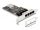 Delock PCI Express x4 kártya 4 x RJ45 Gigabit LAN RTL8111