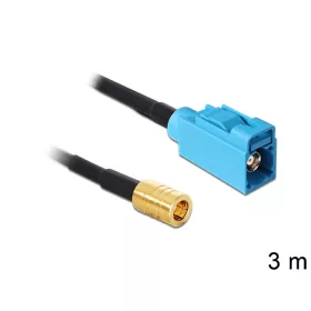 Delock SMB dugó > FAKRA Z jack RG-174, 3m (DL-88652)