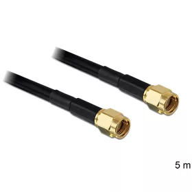 Delock RP-SMA dugó > RP-SMA dugó LMR 195, 5m (DL-88657)