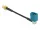 Delock Antennakábel FAKRA Z csatlakozó 90  és SMA csatlakozó válaszfal RG-174 10 cm-es csatlakozója (DL-88725)