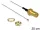 Delock antenna kábel RP-SMA jack bulkhead > MHF III/U.FL-LP-040 kompatibilis csatlakozó, 200 mm 0.81 (DL-88813)