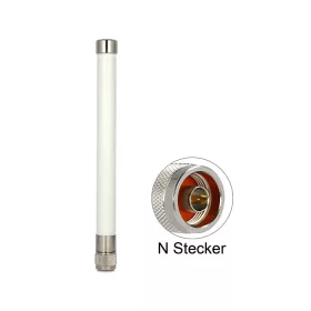   Delock WLAN 802.11 ac/a/b/g/n antenna, N-tip. csatlakozóval, 4.5~7 dBi, 220mm, gömbkarakterisztikájú (DL-88822)