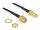 DELOCK Antenna kábel RP-SMA dugó > RP-SMA jack válaszfalas 200 mm