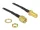 DELOCK Antenna kábel RP-SMA dugó > RP-SMA jack válaszfalas 200 mm (DL-88876)