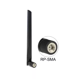   Delock WLAN 802.11 ac/a/h/b/g/n RP-SMA antenna 3 ~ 5 dBi mindenirányú csatlakozással (DL-88898)