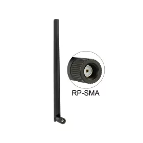   Delock WLAN antenna RP-SMA 802.11 ac/a/h/b/g/n 3 ~ 6 dBi mindenirányú Joint (DL-88900)