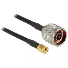   Delock N plug antennakábel > RP-SMA dugó CFD200 1,5 m alacsony veszteséggel (DL-88939)