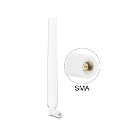   Delock LTE antenna SMA 0 ~ 4 dBi mindenirányú forgatható rugalmas csatlakozással fehér (DL-88977)