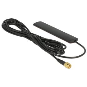   Delock LTE antenna SMA 3 dBi 3 dBi mindenirányú Fix Fekete Ragasztós szerelésű Fekete (DL-88987)