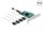 Delock PCI Express kártya 4 x SATA 6 Gb/s RAID és HyperDuo-hoz - alacsony profilú formatényező (DL-89051)