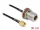 Delock Antennakábel RP-SMA-dugó - N-hüvely RG-174 30 cm (DL-89059)