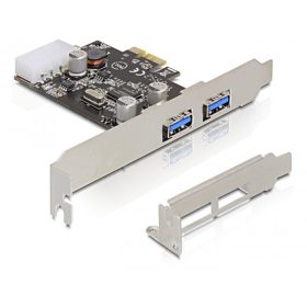 Delock PCI Express kártya > 2x USB 3.0, 5Gbps (DL-89243)