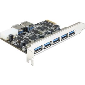   Delock PCI Express Card > 5 x külső + 2 x belső USB 3.0 (DL-89355)
