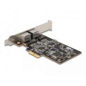   Delock PCI Express x2 kártya 2 x 2,5 Gigabit LAN i225-höz (DL-89392)