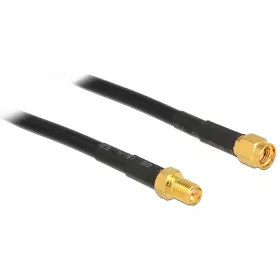   Delock Antennakábel RP-SMA dugó > RP-SMA csatlakozó CFD200 1 m alacsony veszteség (DL-89423)
