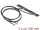 Delock WLAN 802.11 ac/a/h/b/g/n ikerantenna, 2 x MHF csatlakozódugó, 5 dBi, 500 mm-es NYÁK-lap, bels (DL-89457)