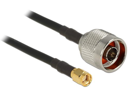 Delock Antenna Kábel N hüvely > SMA hüvely RG-58 A/U 10 m