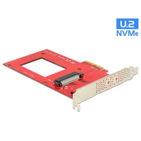   Delock PCI Express x4 Kártya > 1 x belso U.2 NVMe SFF-8639 (DL-89469)