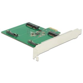 Delock PCI Express kártya > 2 x belső mSATA (DL-89479)