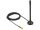 Delock Antenna ISM 433 MHz SMA 2 dBi 2 m RG-174 mindenirányú, fix mágneses alap fekete (DL-89490)