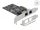 Delock PCI Express x2 kártya - 2 x 2,5 Gigabit LAN